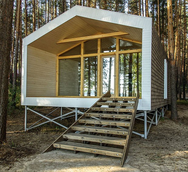 Сваи под каркасный дом в Болхове